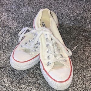 Classic White Canvas Sneakers